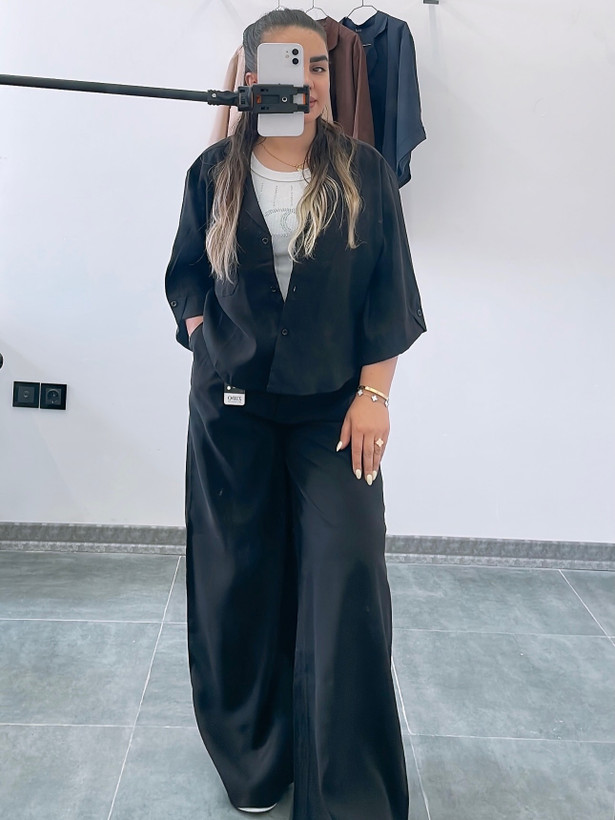 ست شومیز شلوار زنانه سیلک